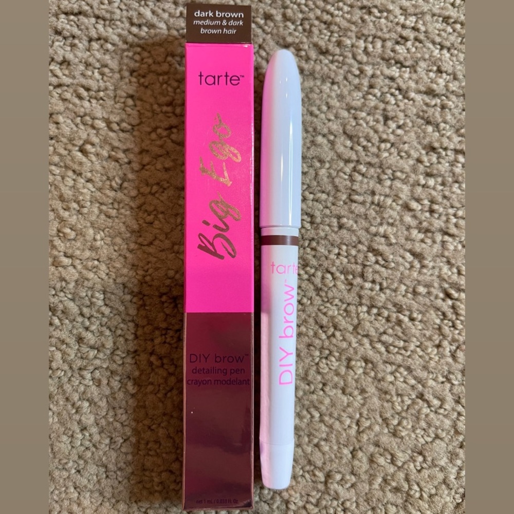 Tarte big ego DIY BROW PEN dark brown new